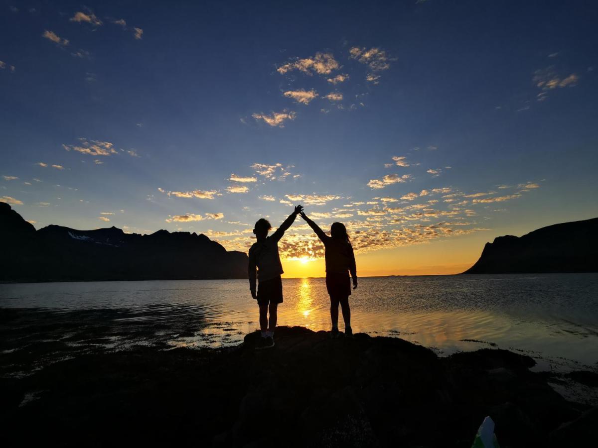 شقة Rystad Midnight Sun And Nature المظهر الخارجي الصورة
